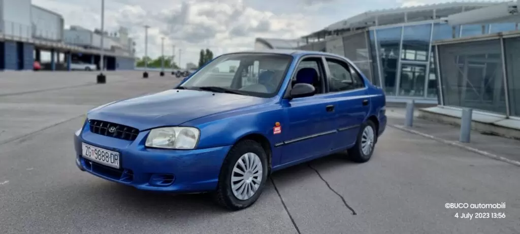 499€ - Hyundai Accent 1.3i (2000.) - reg 9/2023 - dobro stanje 6 Hyundai Accent 1.3i 2000. - BUCO automobili