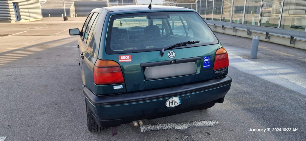 VW Golf 3 1.9tdi 66kw rolling stones edition 1996.