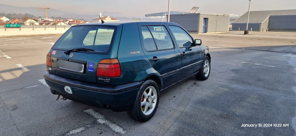 VW Golf 3 1.9tdi 66kw rolling stones edition 1996.